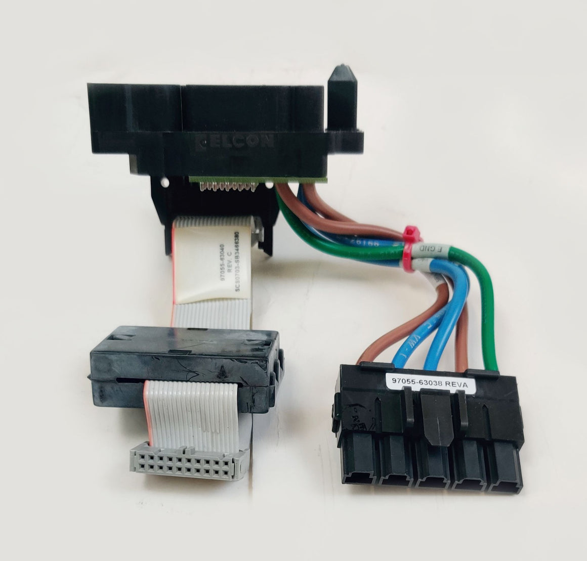 Thermo LTQ XL Adapter Board 7055-61090 with 97055-21090 PCB and Flat Cable