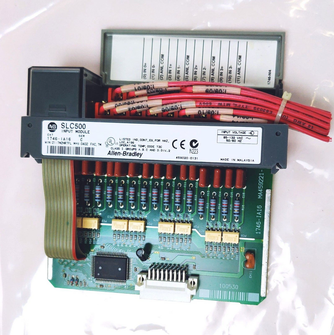 Allen Bradley 1746-IA16 Ser C, SLC 500 Input Module, 16 Channel, 85-132VAC