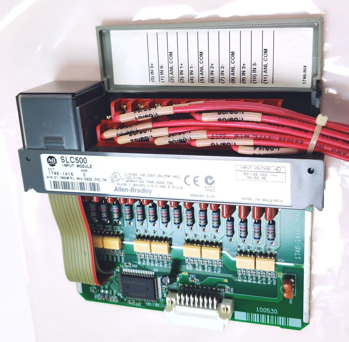Allen Bradley 1746-IA16 Ser C, SLC 500 Input Module, 16 Channel, 85-132VAC