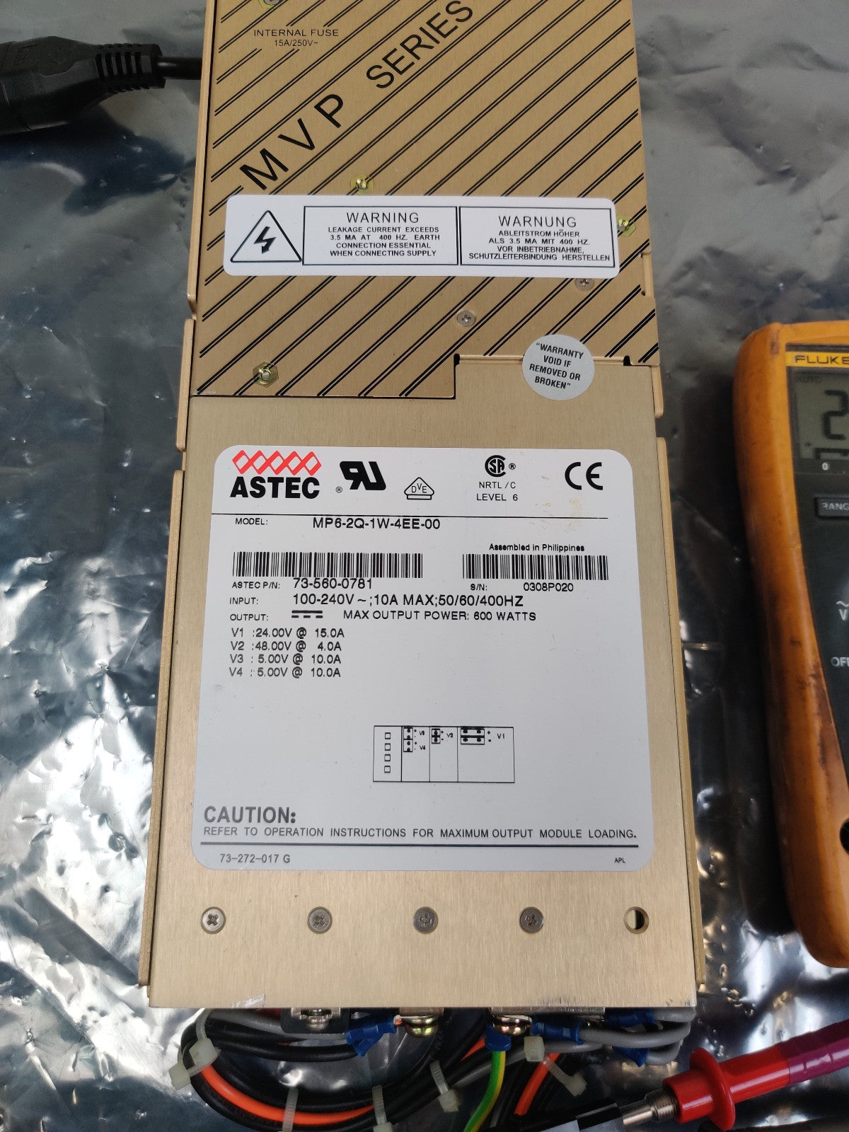 Switching Power Supply Astec MP6-2Q-1W-4EE-00 MP6