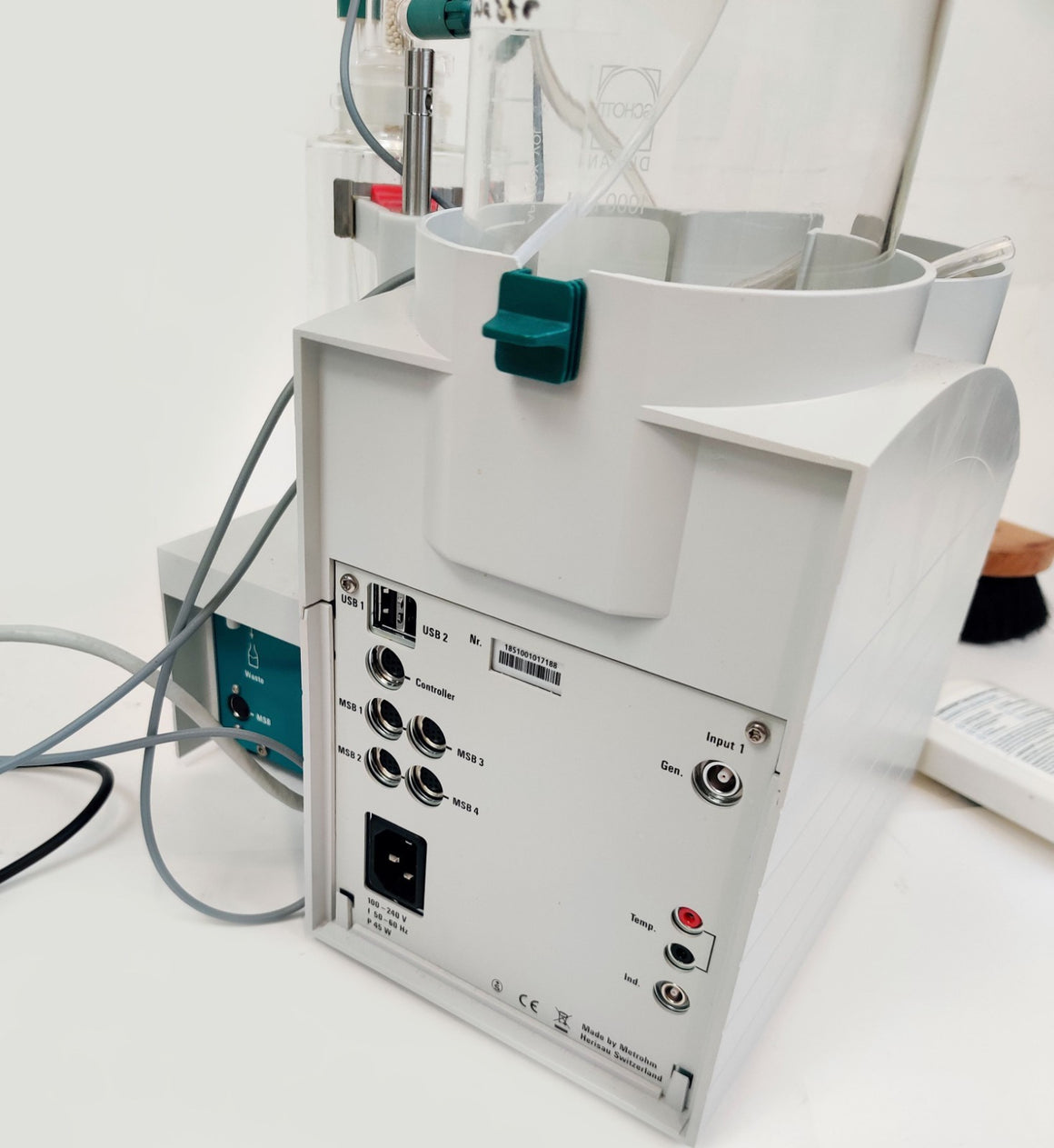 Metrohm 851 Titrando KF Coulometer, 900 Touch Control, 803 TI Stand, Electrode