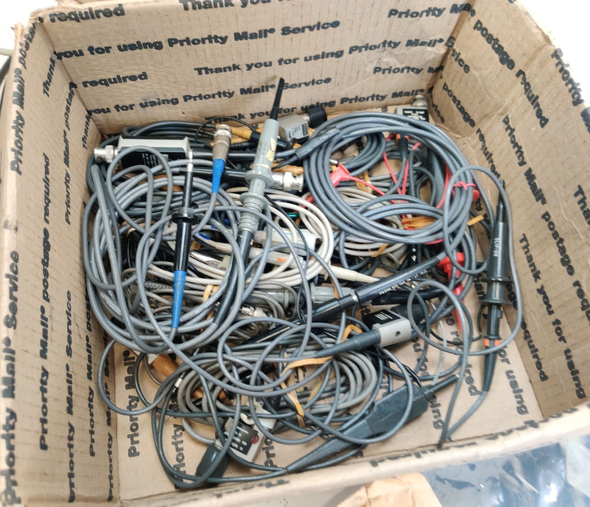 Assorted Tektronix P6007, P6063B, P6061A, P6048 RF Oscilloscope Probes Lot of 20 - 