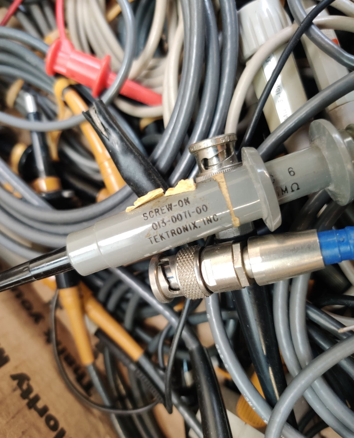 Assorted Tektronix P6007, P6063B, P6061A, P6048 RF Oscilloscope Probes Lot of 20 - 