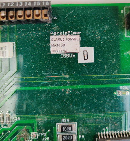 PerkinElmer Clarus 500 400 Gas Chromatograph Main Board PCB N6509094 issue D - 