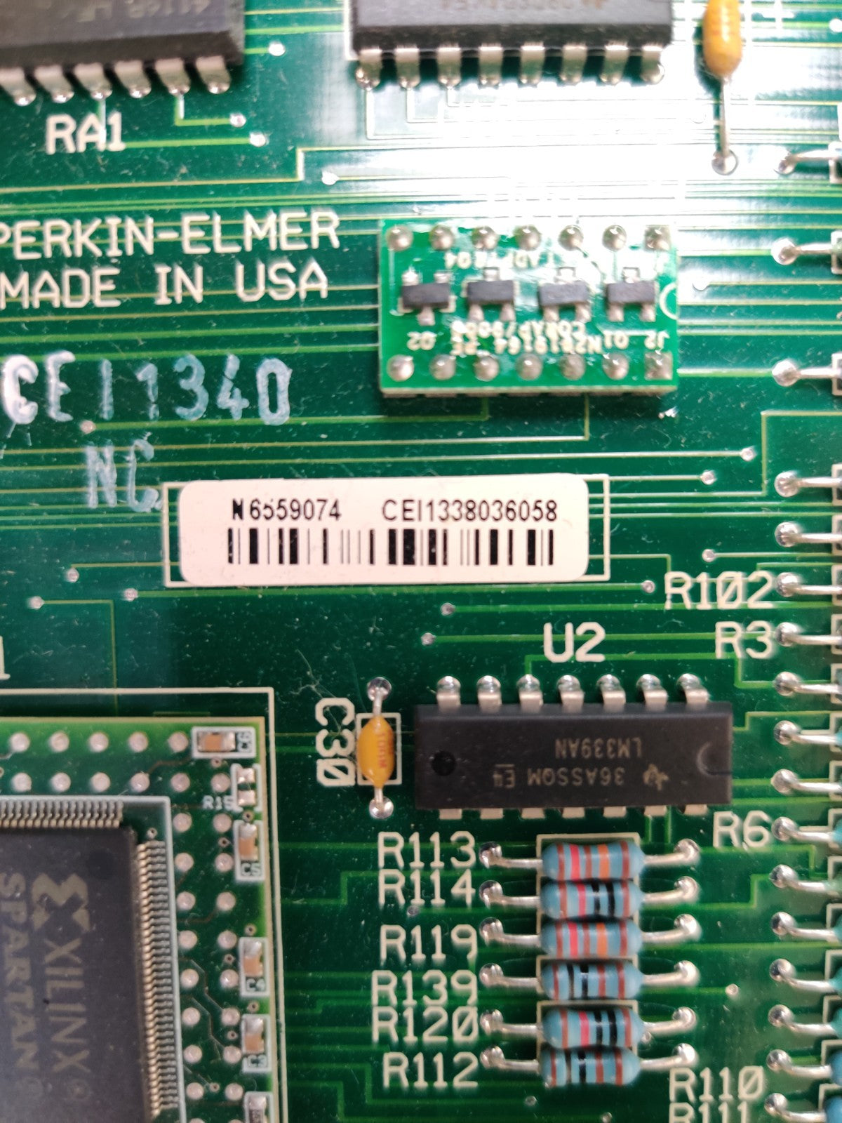 PerkinElmer Clarus 680 GC N6559074 issue A QTR SPT Controller PCB - 