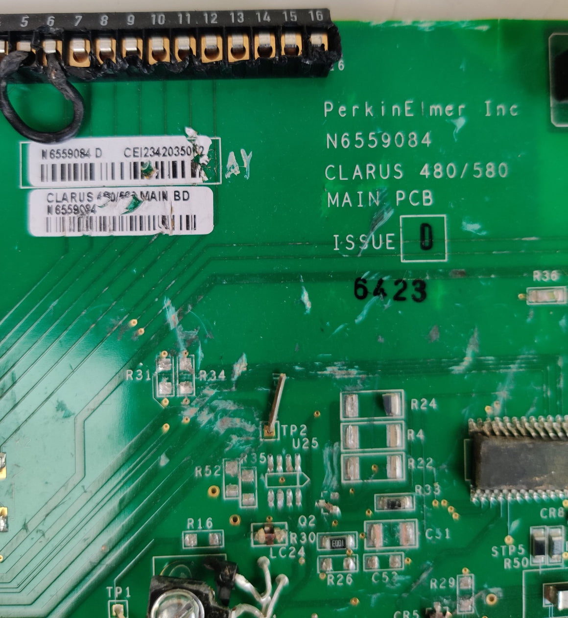 PerkinElmer Clarus 480 580 GC N6559084 issue D Main Board - 