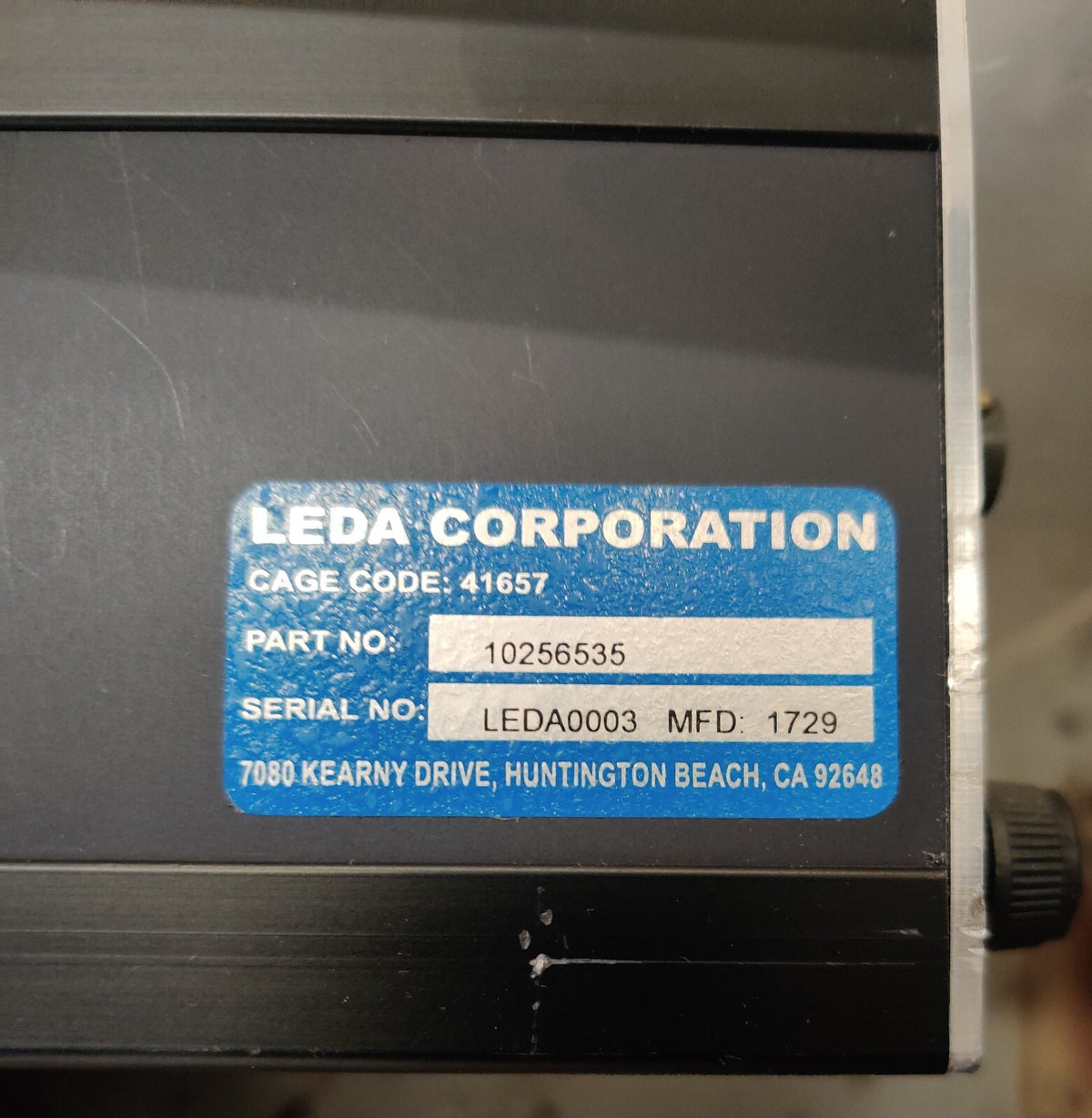 Leda Corporation CS330-001 41657 Distribution Box for Boeing 707 Aircraft - 