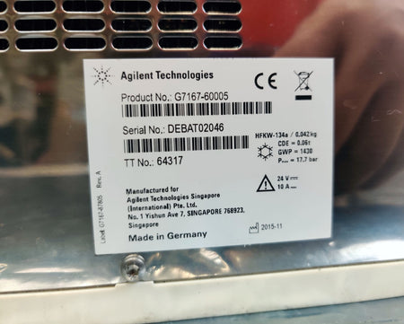 Agilent G7167-60101 Sample Thermostat InfinityLab LC Series LC System MFD 2015