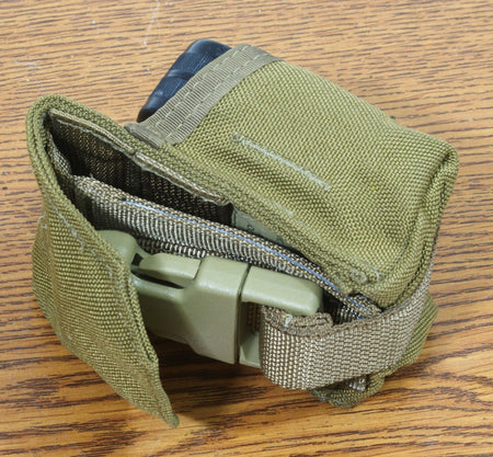 MOLLE USMC TAPE MEASURE, WALLET POUCH COYOTE BROWN EAGLE IND. - 