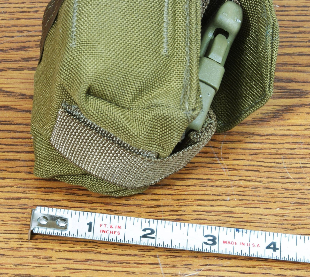 MOLLE USMC TAPE MEASURE, WALLET POUCH COYOTE BROWN EAGLE IND. - 