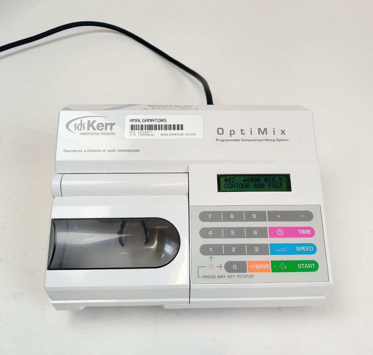 SDS Kerr Optimix Model 100 Dental Amalgamator Mixing System. See video - 