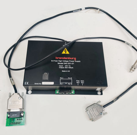 Brandenburg 540-301-01 Bi-Polar High Voltage Power Supply 8kV 400uA Mass Spec