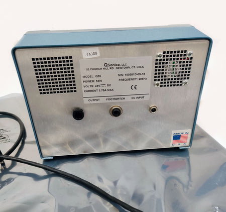 QSonica Q55 Sonicator Ultrasonic Homogenizer w CL-188 Converter 422-A 1/8" Probe