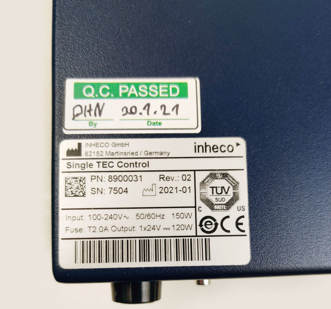 Inheco Single TEC Control 8900031 w/ 7000166 Ultraflat HT 2-Tec NEW