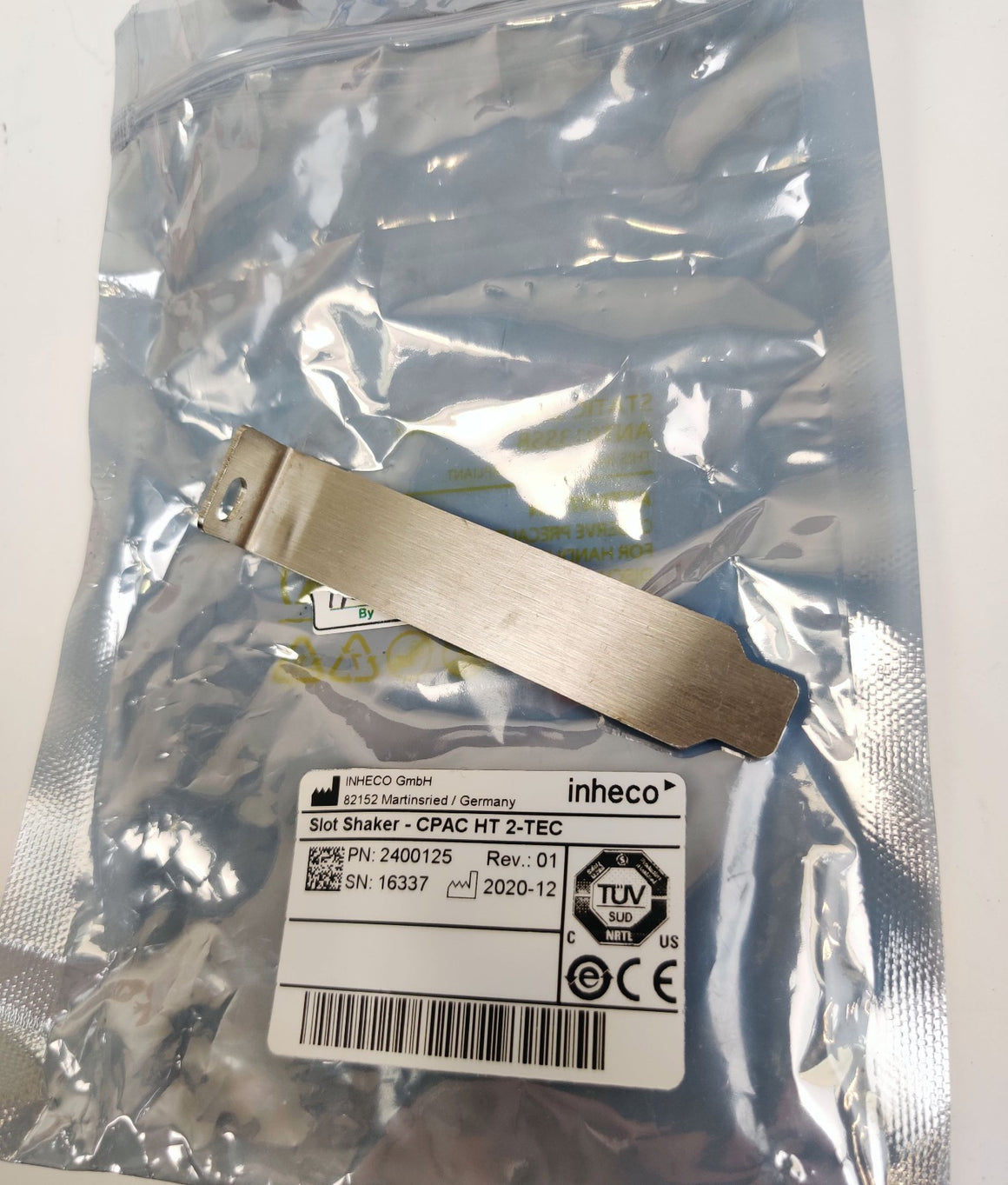 Inheco Single TEC Control 8900031 w/ 7000166 Ultraflat HT 2-Tec NEW