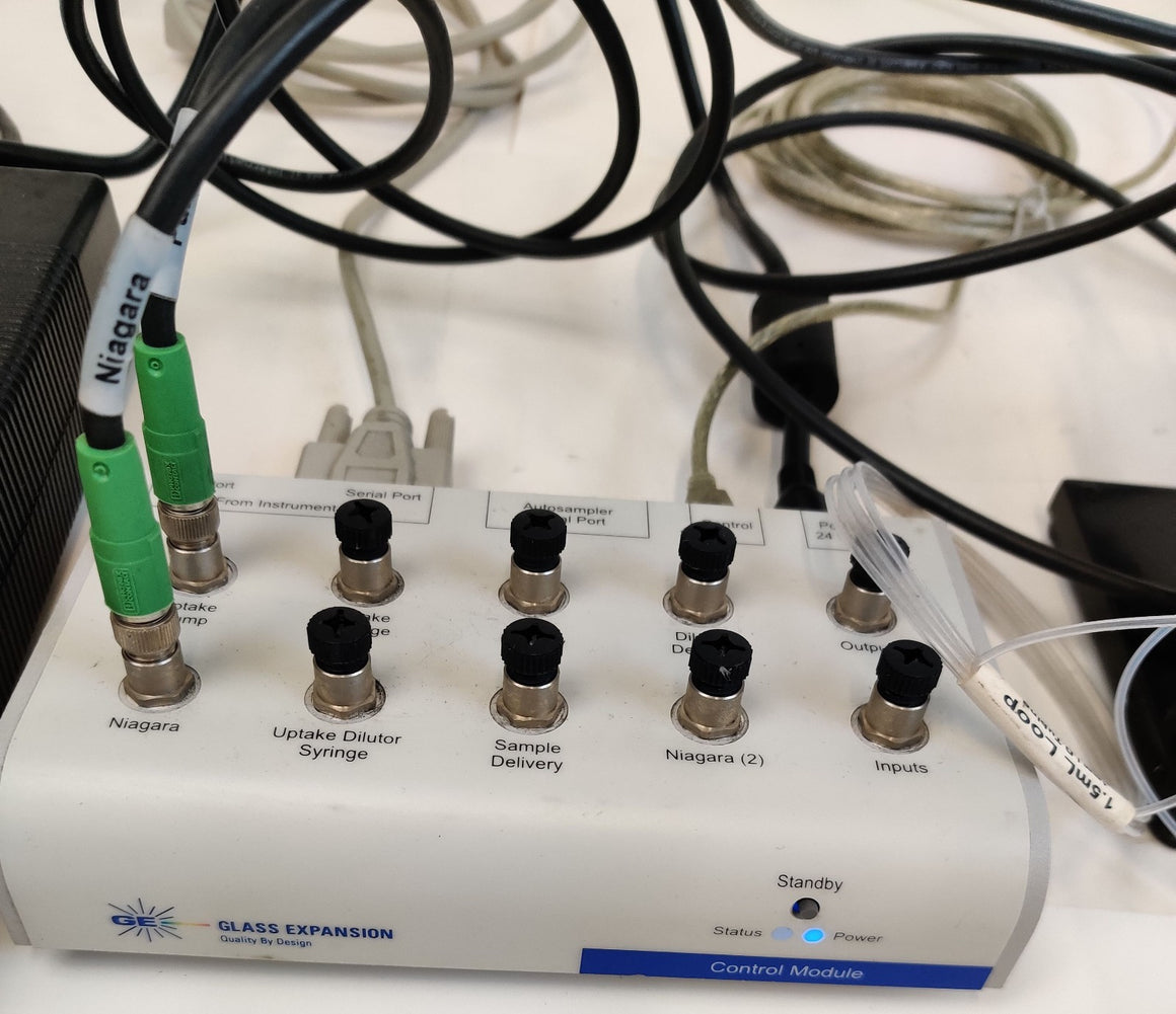 Glass Expansion Niagara CM Rinse, Pump, Controller PerkinElmer Agilent 7700 7500