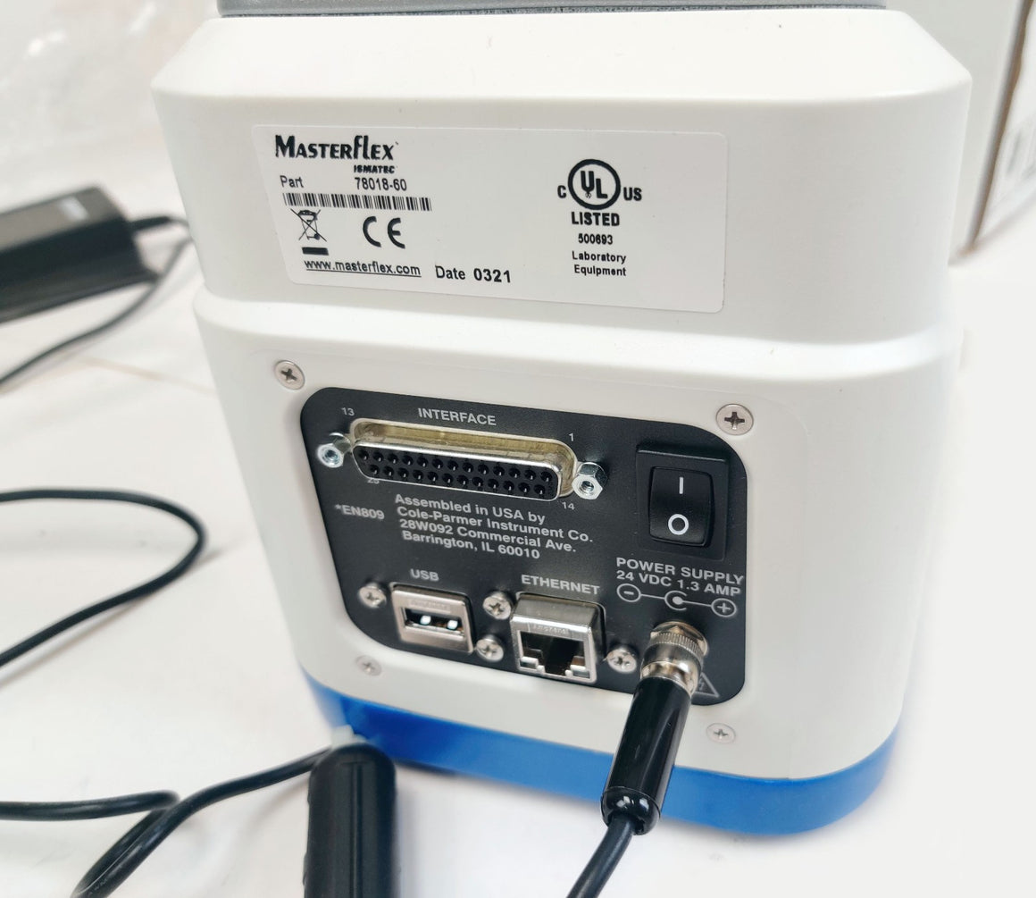 Masterflex Ismatec Reglo Digital Peristaltic Piston Pump 78018-60 with Pump Head