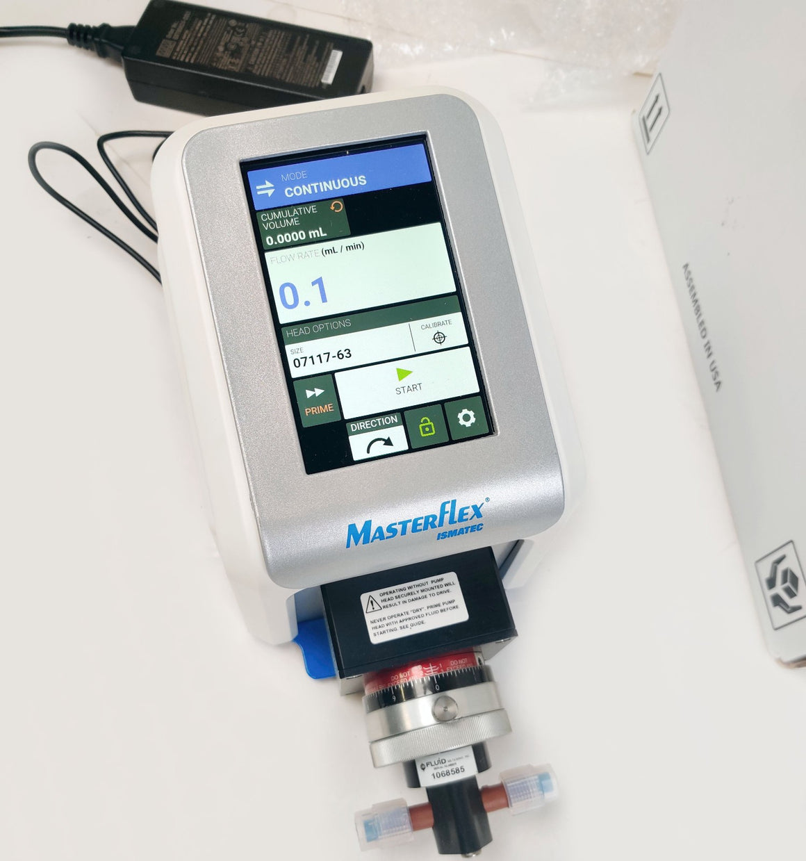 Masterflex Ismatec Reglo Digital Peristaltic Piston Pump 78018-60 with Pump Head