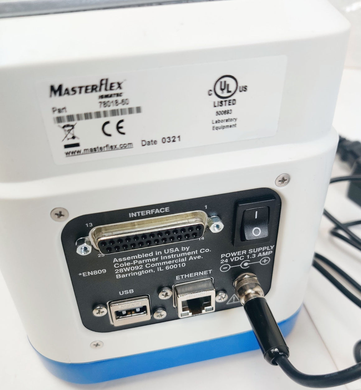 Masterflex Ismatec Reglo Digital Peristaltic Piston Pump 78018-60 with Pump Head
