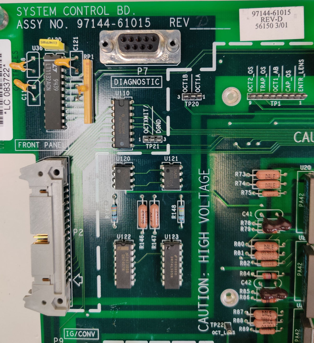 Thermo Finnigan LCQ Deca XP Plus 97144-61015 Main Board System Control Tested - 