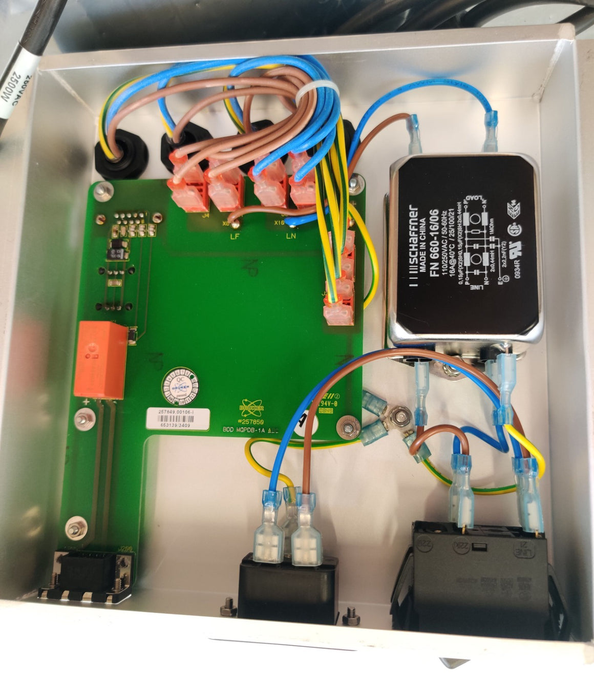 Power Entry Module Bruker Daltonics #257850 micrOTOF