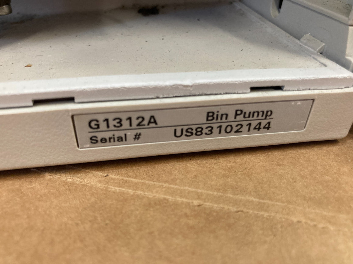 Agilent G1312A Binary Pump HPLC Bin Pump 1100 Chromatography Ready To Use