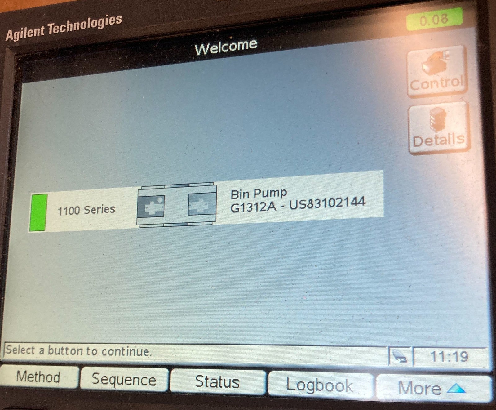 Wavelength Detector Agilent G1312A 1100