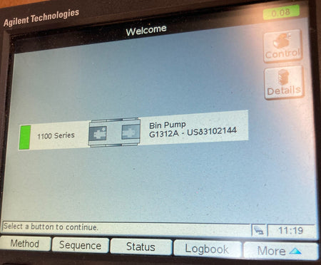 Wavelength Detector Agilent G1312A 1100