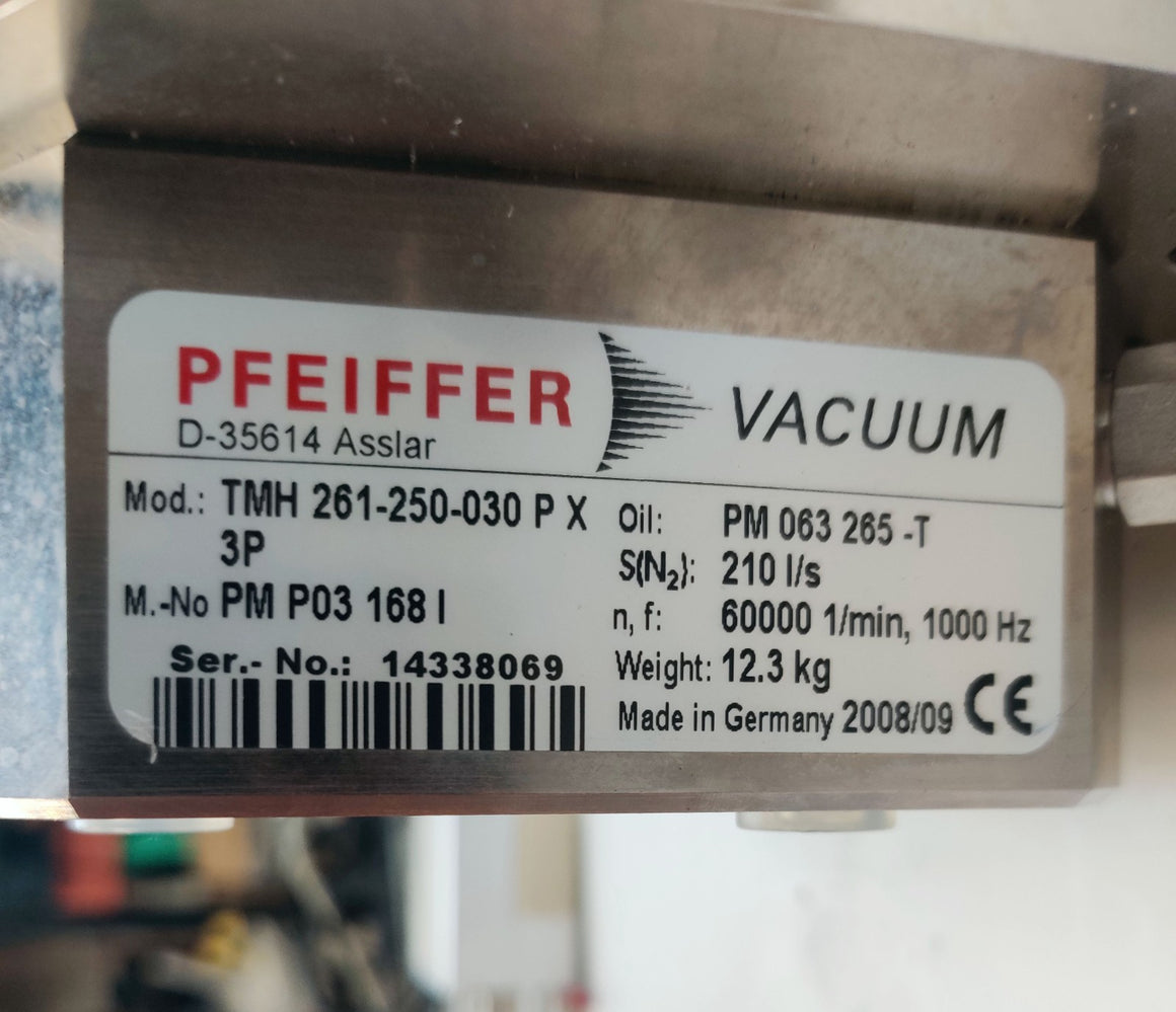Pfeiffer Vacuum TMH 261-250-030 PX 3P Split Flow Turbo Pump w TC