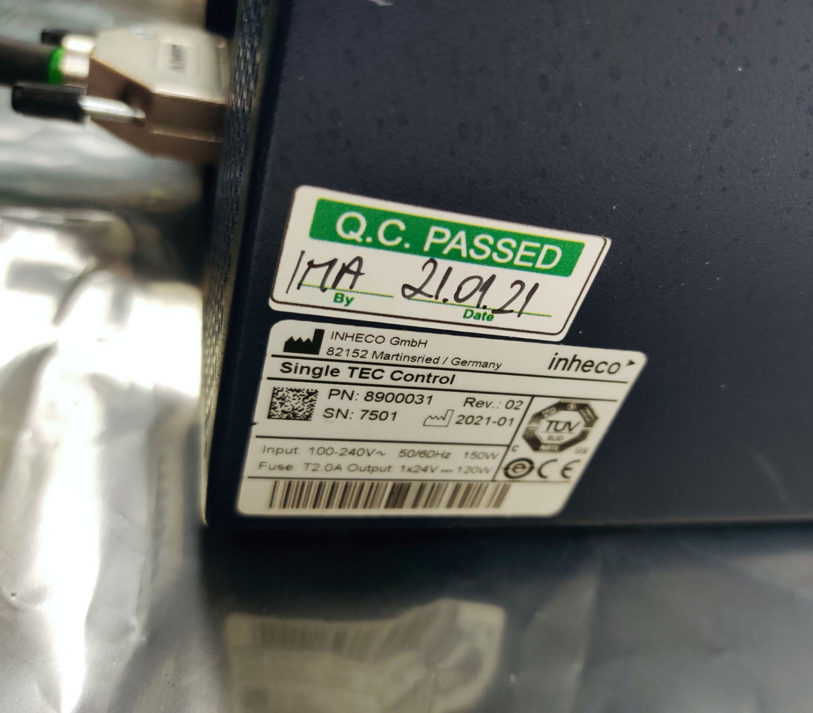 Inheco Single TEC Control 8900031 w/ 7000166 Ultraflat HT 2-Tec Heater/Cooler
