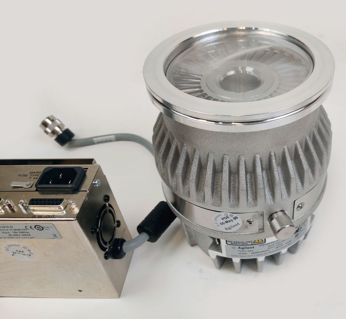 Agilent Turbo-V 301 Navigator Turbomolecular Pump with TV301 Controller MFD 2020