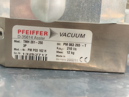 Turbo Vacuum Pump Pfeiffer TMH 261-250 PMP03162 H