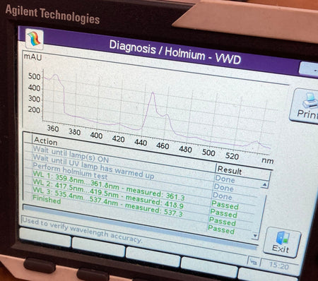 Agilent G1314A VWD Wavelength Detector HPLC w Standard Cell G1314-60086 Tested