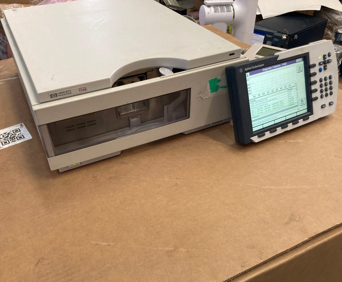 Agilent G1314A VWD Wavelength Detector HPLC w Standard Cell G1314-60086 Tested