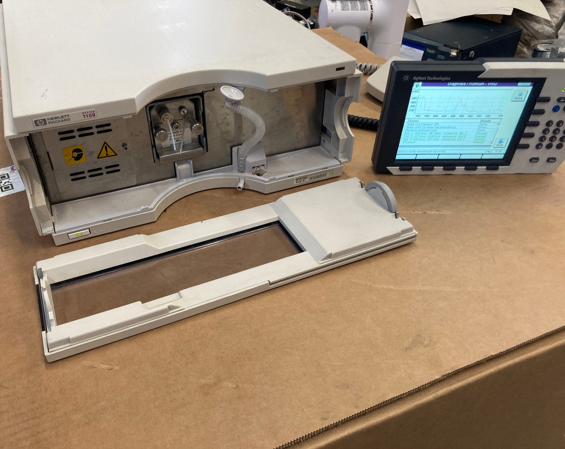 Agilent G1314A VWD Wavelength Detector HPLC w Standard Cell G1314-60086 Tested