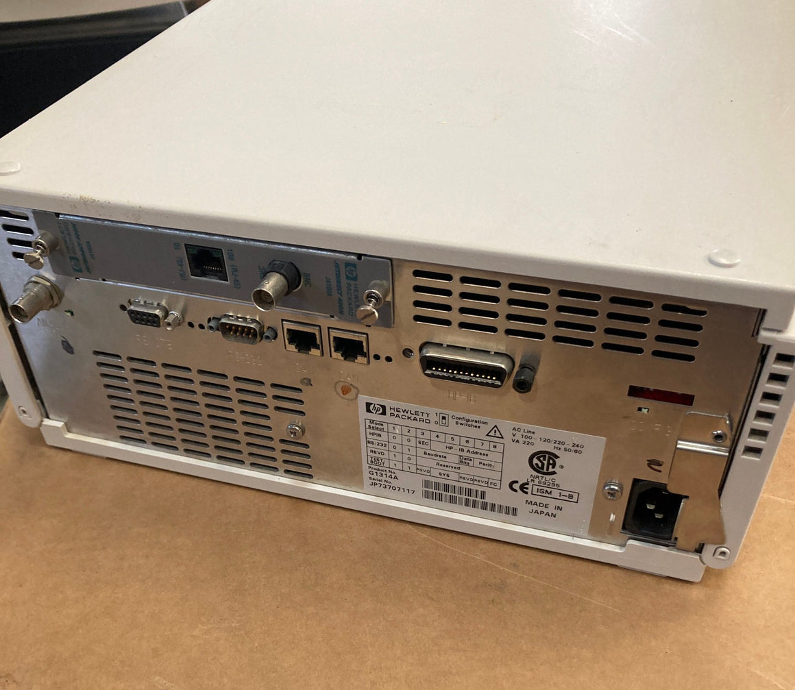 Agilent G1314A VWD Wavelength Detector HPLC w Standard Cell G1314-60086 Tested