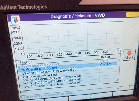Agilent G1314A VWD Wavelength Detector HPLC w Standard Cell G1314-60086 Tested