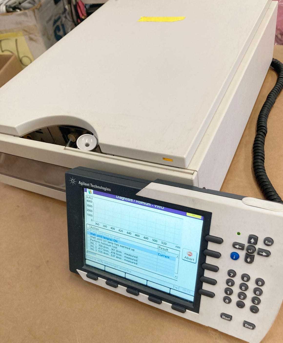Agilent G1314A VWD Wavelength Detector HPLC w Standard Cell G1314-60086 Tested