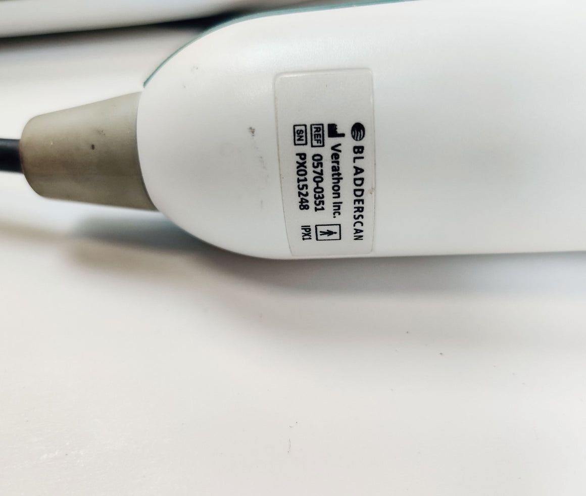 Verathon BVI 9400 Bladder Scanner 0570-0190 w 0570-0351 Probe and Power Supply - 