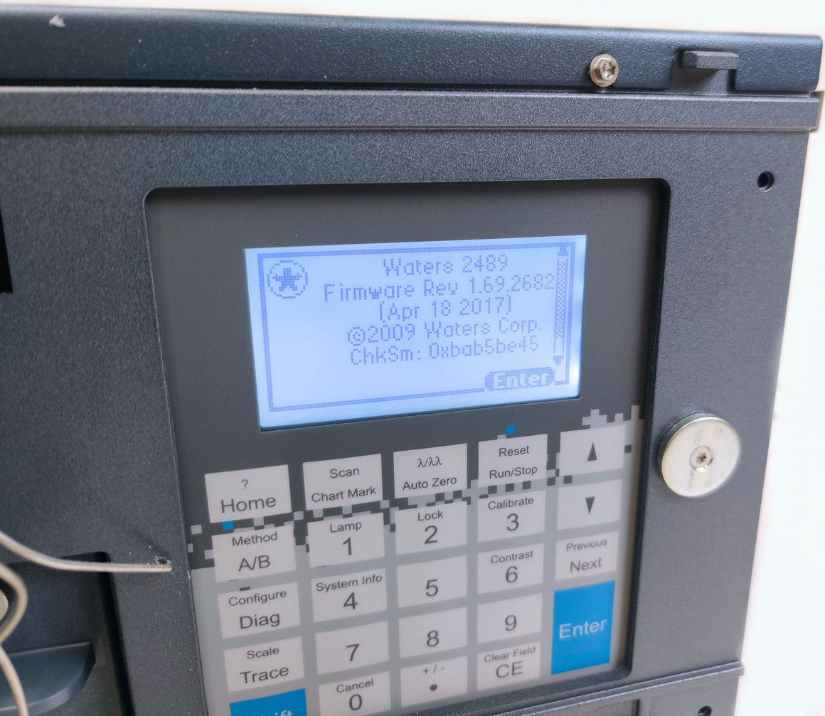 Waters 2489 UV / Visible Detector Dual Wavelength w/ 10mm Flow Cell HPLC Systems