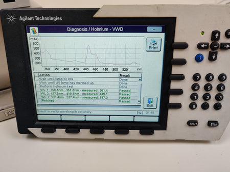 Agilent G1314A VWD Wavelength Detector HPLC w Standard Cell G1314-60086 and Jetdirect 400N LAN Card