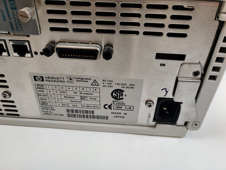 Agilent G1314A VWD Wavelength Detector HPLC w Standard Cell G1314-60086 and Jetdirect 400N LAN Card