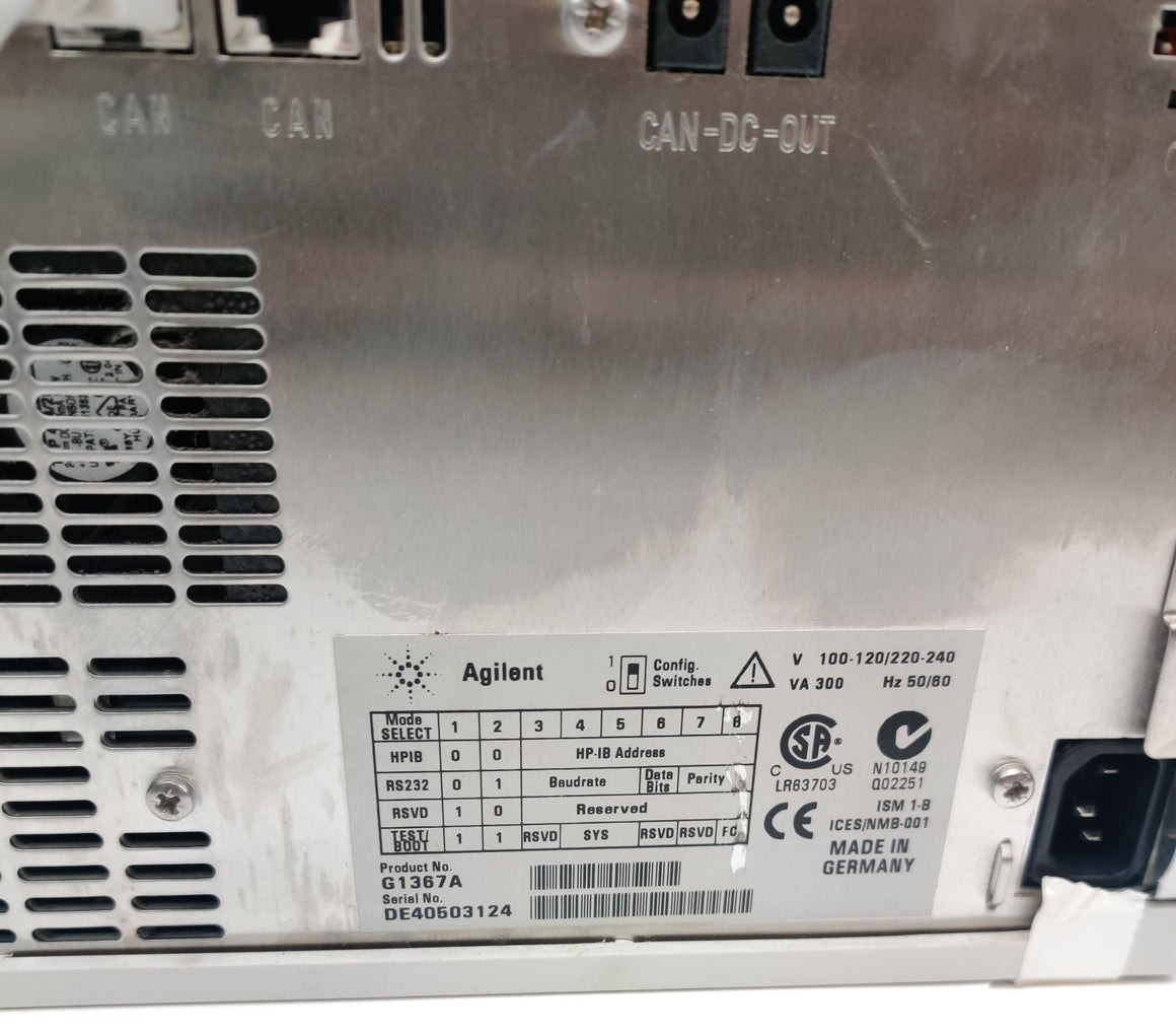 Agilent G1367A Well-Plate Autosampler WPALS 1100 Series HPLC Tested