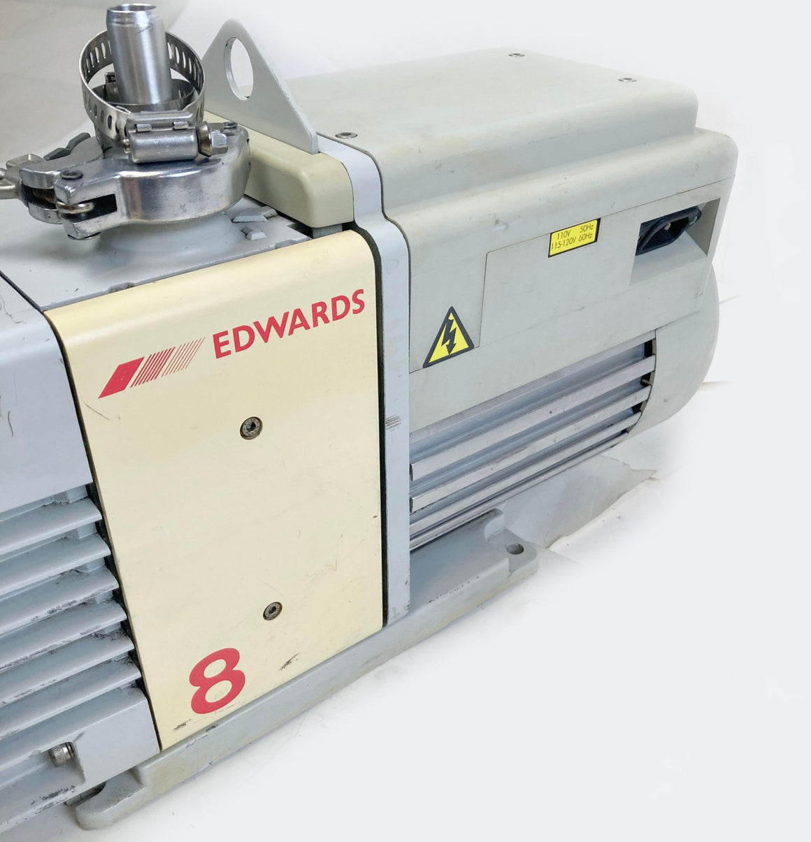 Edwards RV8 Dual Stage Rotary Vane Vacuum Pump 6cfm 100-120VAC 1Ph A654-01-906