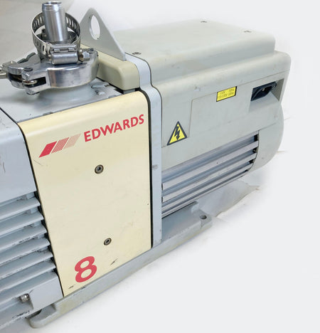 Edwards RV8 Dual Stage Rotary Vane Vacuum Pump 6cfm 100-120VAC 1Ph A654-01-906