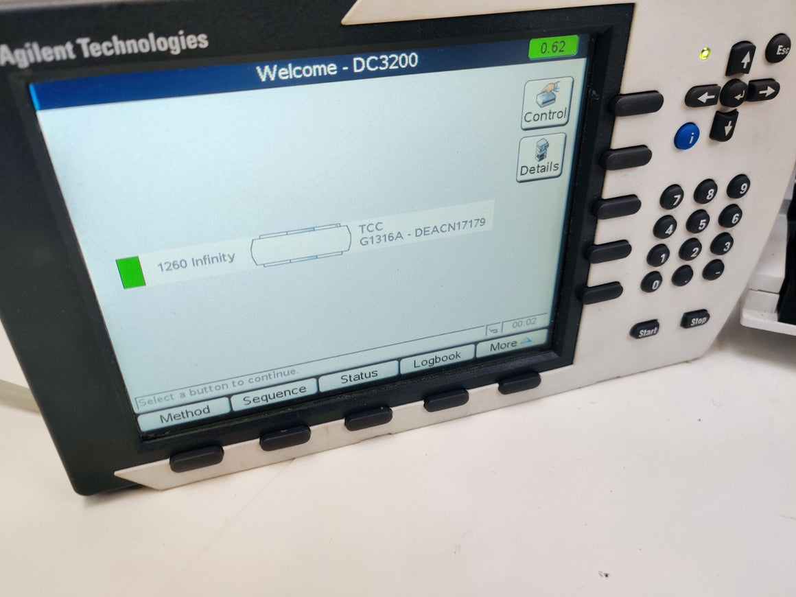 Agilent 1260 Infinity G1316A Thermostatted Column Compartment w Cover, Tray - 