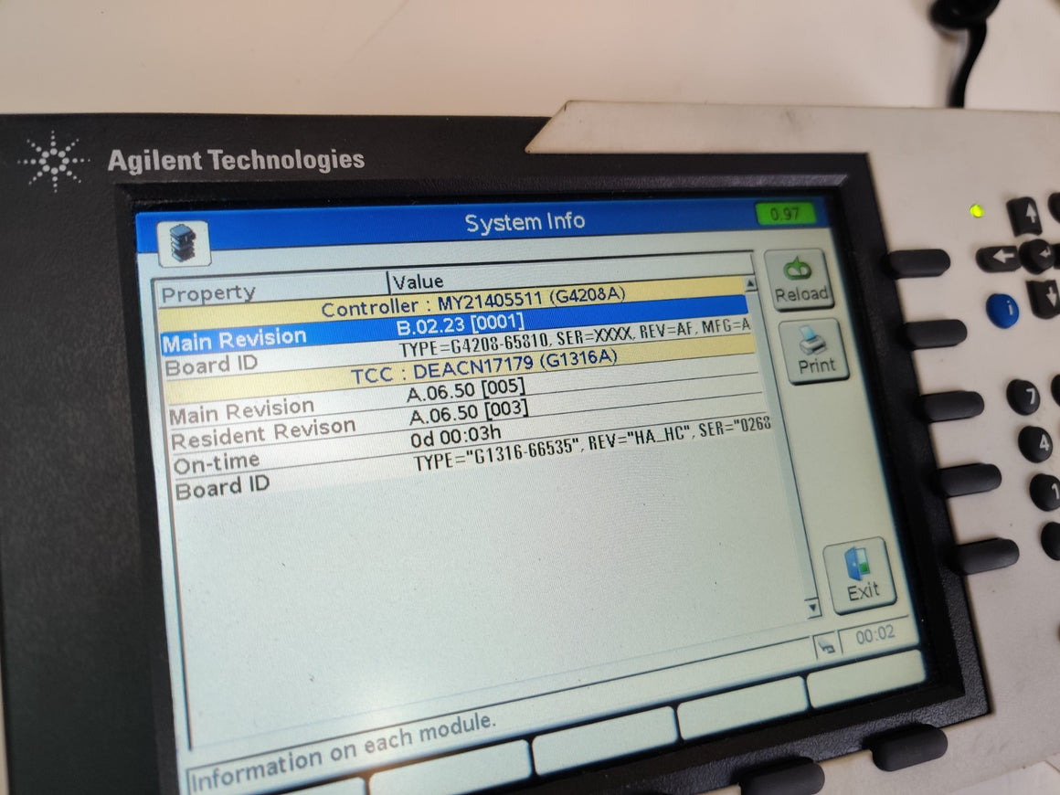 Agilent 1260 Infinity G1316A Thermostatted Column Compartment w Cover, Tray - 