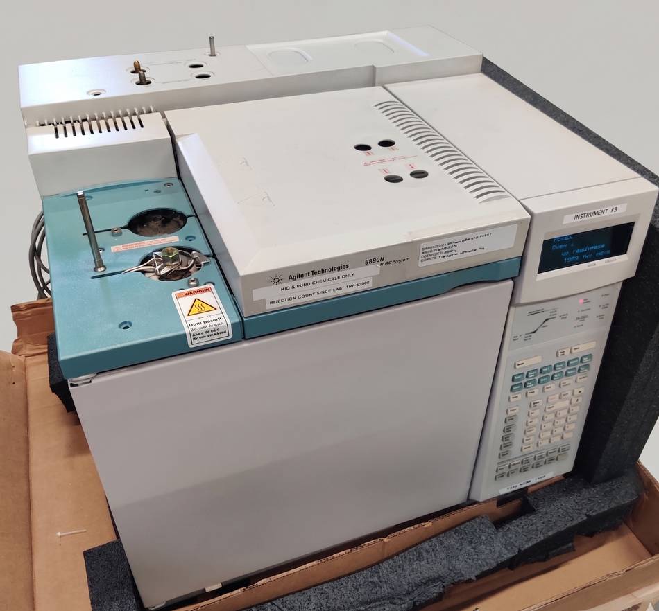 Agilent 6890N Network Gas Chromatograph Dual FID Detector & S/SL Injector Tested