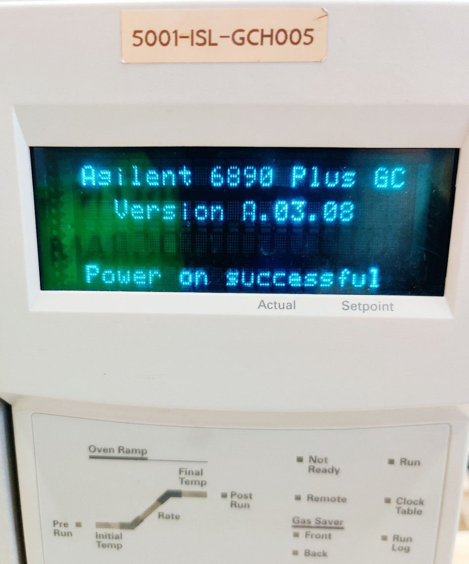 Agilent 6890 Plus Gas Chromatograph G1530A w/ FID and TCD Detectors & Injectors