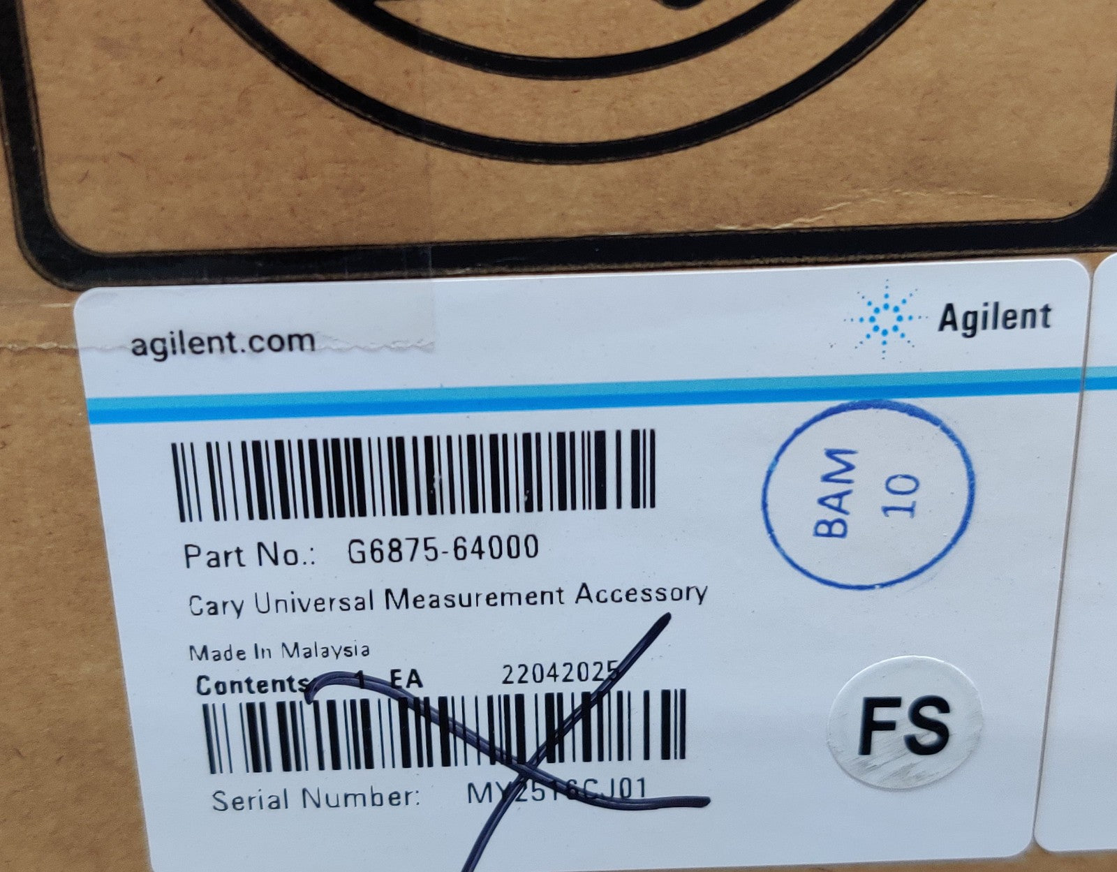 Universal Measurement Accessory Agilent G6875A Cary UV/VIS Spectrophotometer